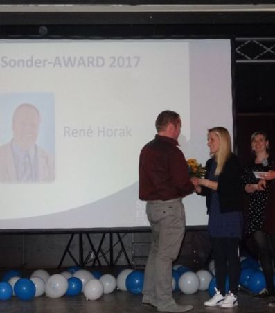 Verleihung Sonder-AWARD als Sponsor des Sportensemble Chemnitz